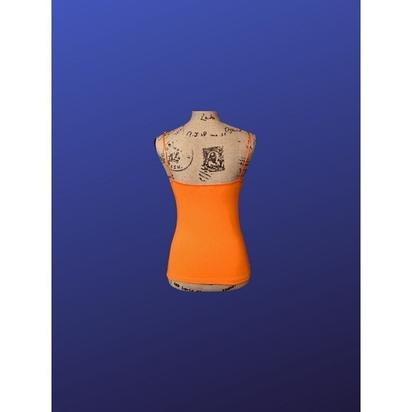 BOZZOLO Basic Cami Camisole Tank Top, BURNT ORANGE, Women's Size Large, NWOT - Picture 2 of 7